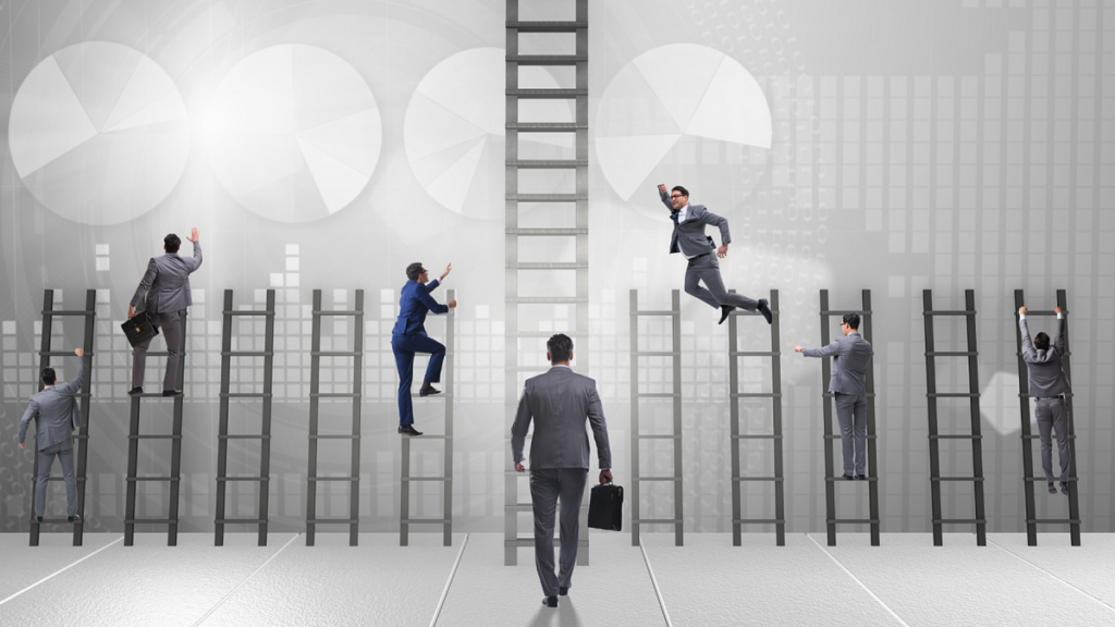 corporate ladder